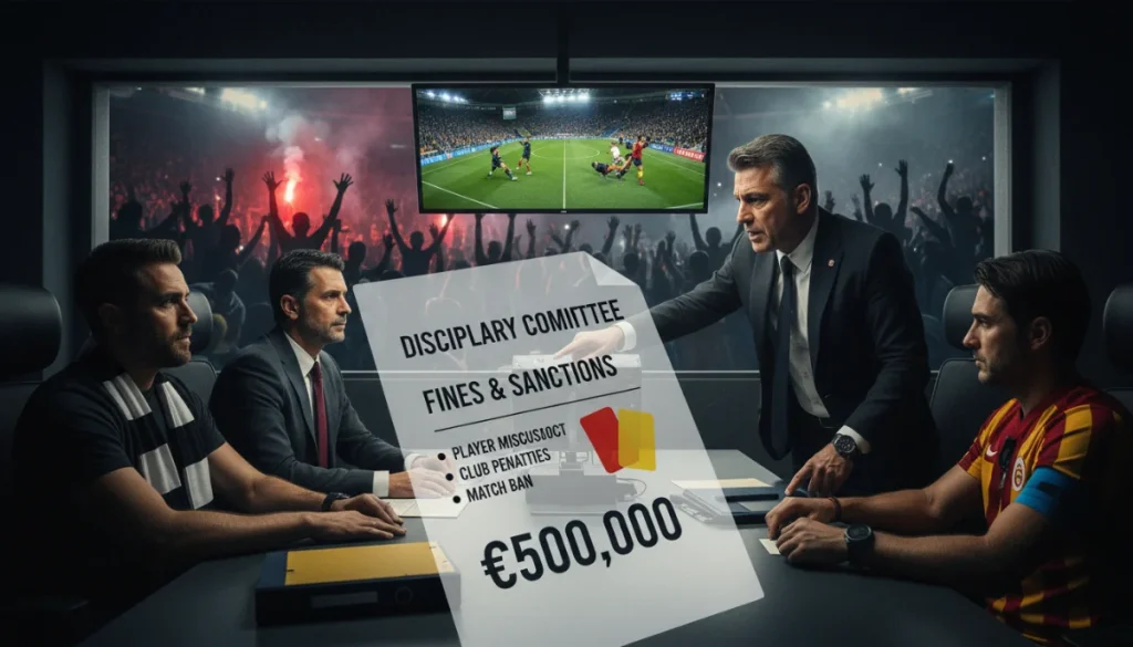 TFF’den Kulüplere Büyük Yaptırım: Disiplin Kurulu Kararları